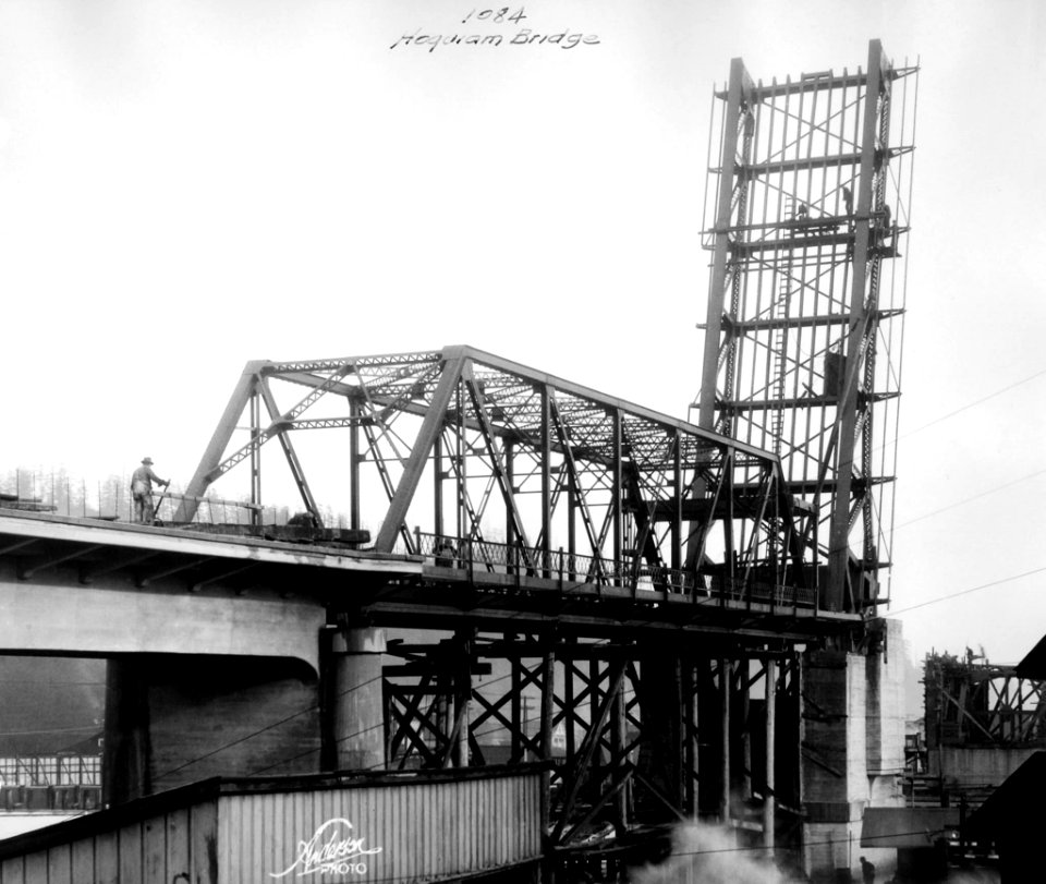 Hoquiam River Bridge Construction