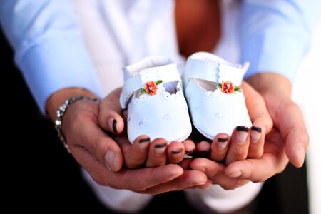 Children's shoes baby shoes baptism photo