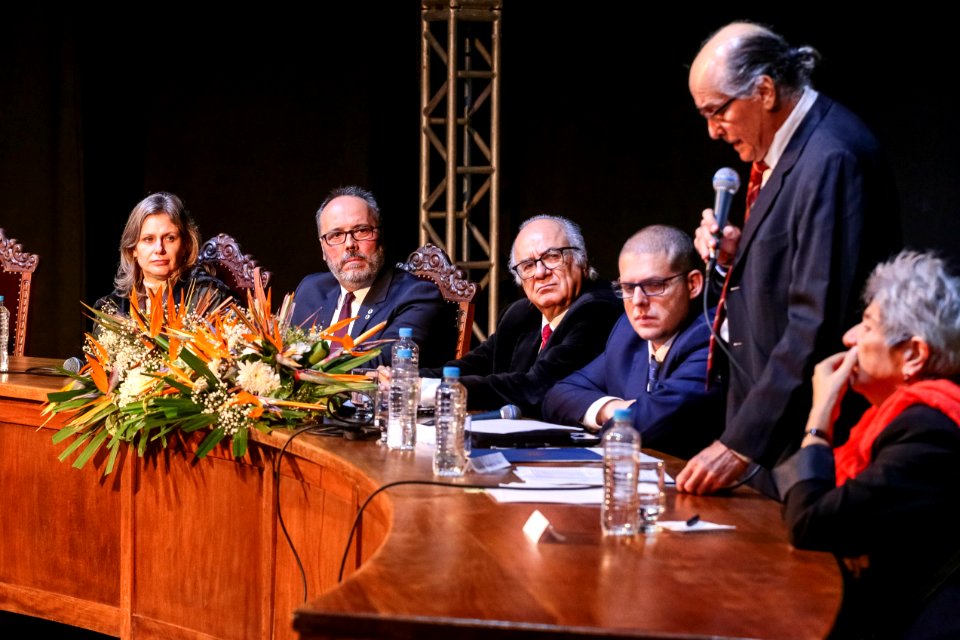 04.06.2018 Entrega  título Doutor Honoris Causa Boaventura de Souza Santos - Fotos Gustavo Mansur