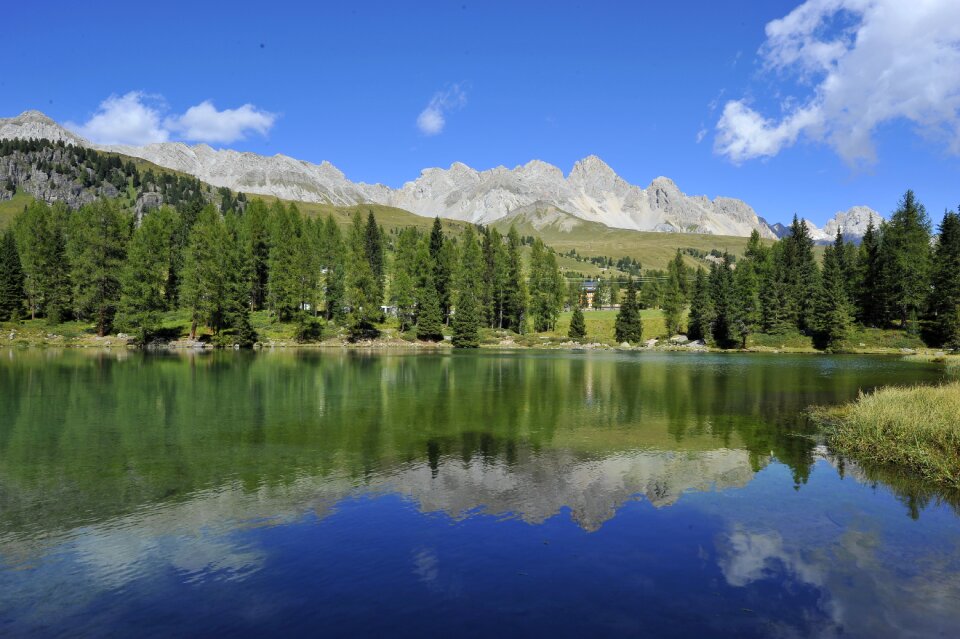 Nature val di fassa lake san pellegrino