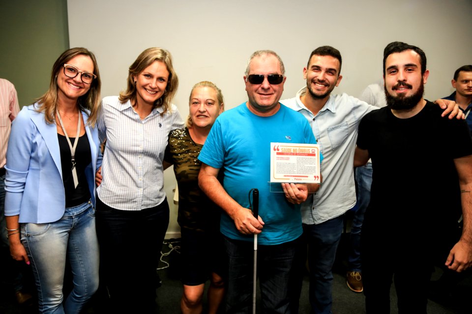 13.04.2018 - Prefeita Paula Mascarenhas    no lançamento da ampliação da cobertura da Estratégia Saúde da Família para 80% e lançamento da 4 edição do Saúde no Ônibus, que desta vez divulgará Histórias de Vida e Superação contatos por anônimos - Foto: Gus