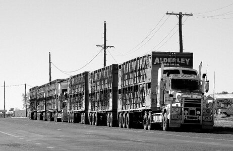 Truck road freight photo