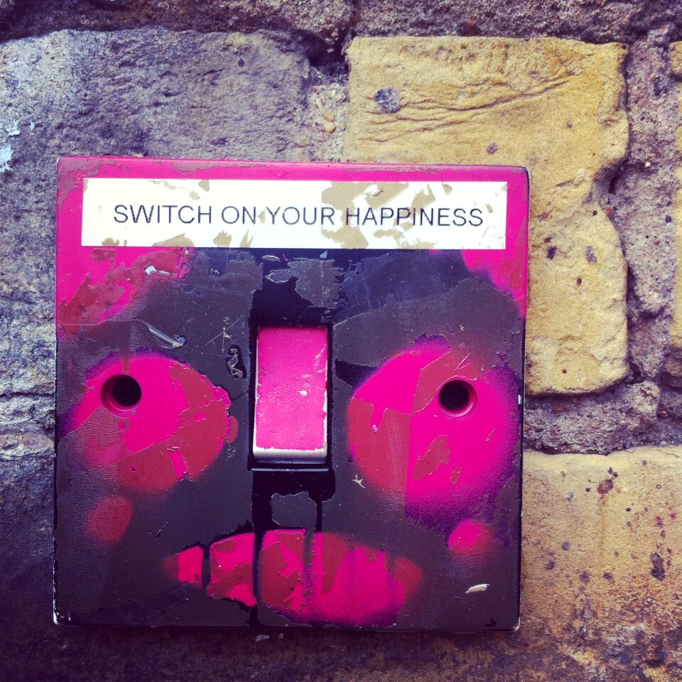 Street art light switch