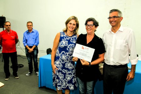 19.04.2018 - Prefeita Paula Mascarenhas e o vice Idemar Barz realizam entrega dos certificados para formandos do curso de Justiça Restaurativa - Foto: Gustavo Vara