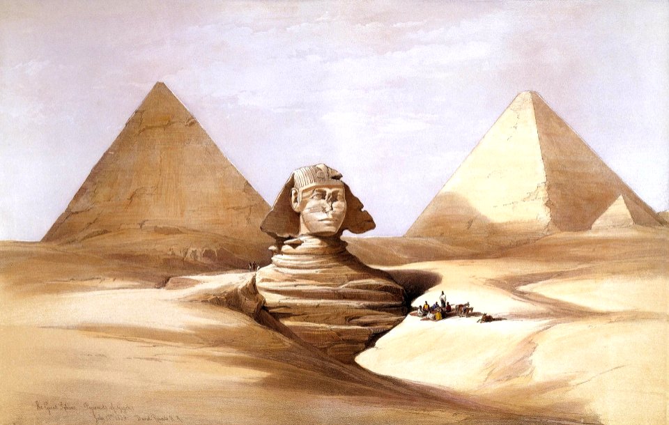 The Great Sphinx & Pyramids of Gizeh