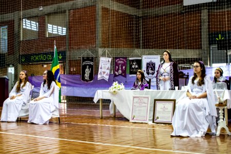 19.05.2019 - Vice-prefeito Idemar Barz recebe homenagem no Congresso Estadual em comemoração ao Dia das filhas de Jó - Foto Michel Corvello
