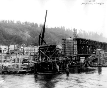 Hoquiam River Bridge Construction