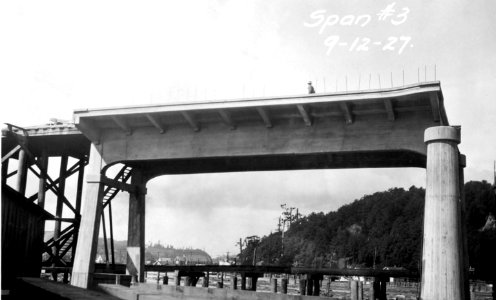 Hoquiam River Bridge Construction
