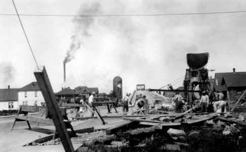 Hoquiam River Bridge Construction