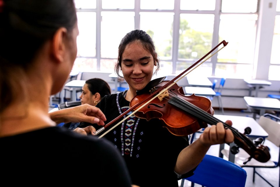 25.04.2018 Entrevista com integrantes da orquestra minicipal - Fotos Gustavo Mansur