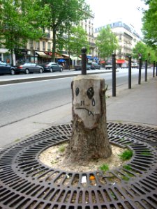 Sad vampire tree stump