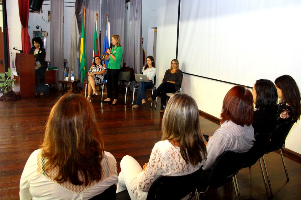 15.03.2018 - Gab Prefeita - Palestra Aprendizagem socioemocional na escola - Foto Marcel Avila