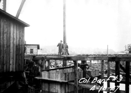 Hoquiam River Bridge Construction