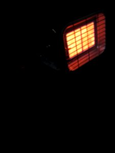 Gas-fired radiant space heater Public Domain Photo