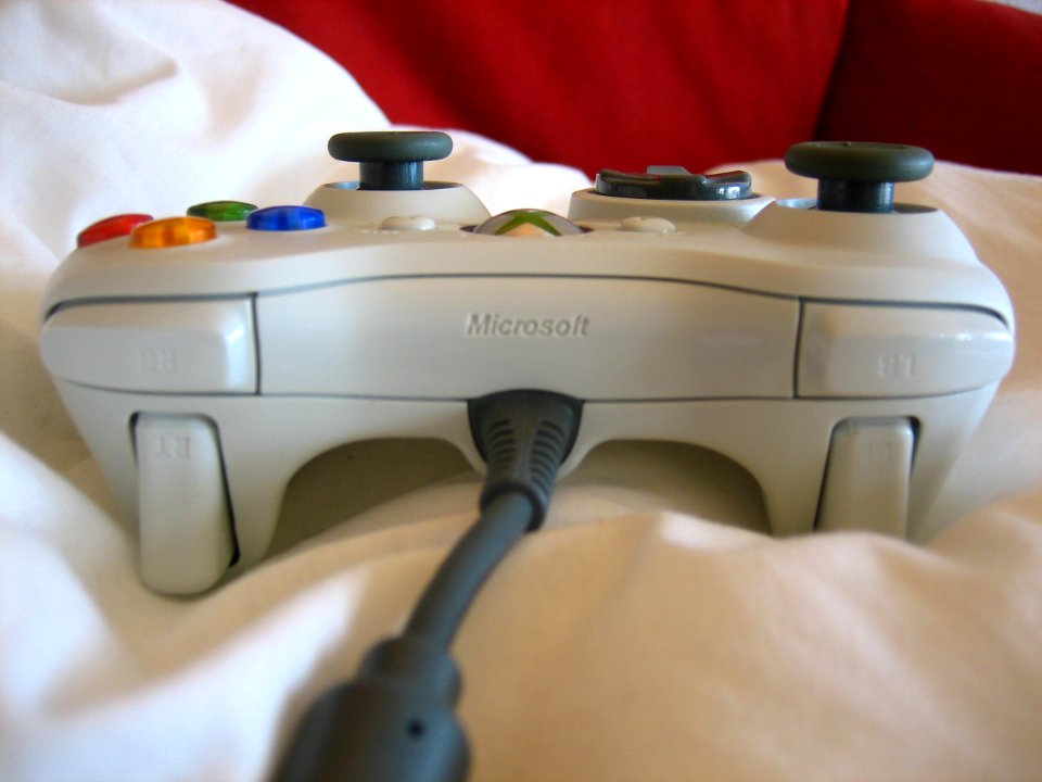 Xbox 360 controller back
