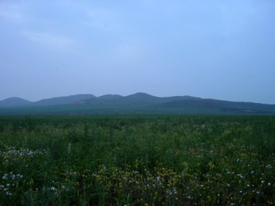 2003 07 19-001 Hills & Green = Mongolia photo
