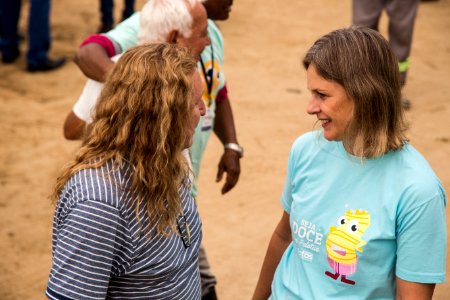 01.04.2019 - Prefeita Paula Mascarenhas e o vice Idemar Barz acompanham o mutirão de preparo do Sítio Floresta para o Bairro da Gente - Foto: Gustavo Vara