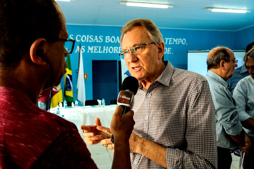 22.03.2019 - Vice-prefeito Idemar Barz representa prefeita em reunião da Azonasul em Arroio Grande - Foto Michel Corvello