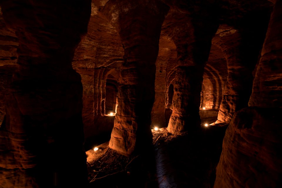 Caynton Caves in Shropshire