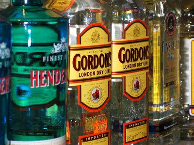 Alcoholic glass bottles spirit photo
