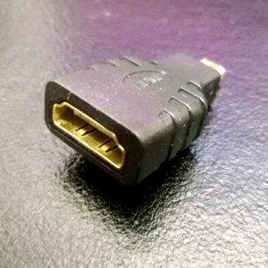 micro HDMI male to HDMI female adaptor 20