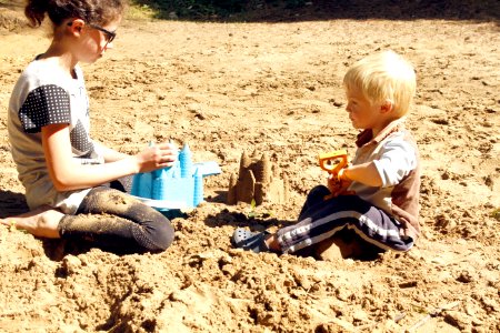 The perfect sand castle photo