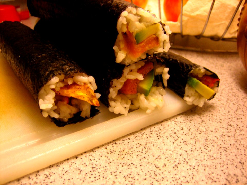 Public Domain Sushi Photo, Home made
