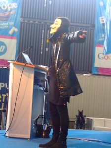 Anonymous at Campus Party EU, Aug 25, 2012