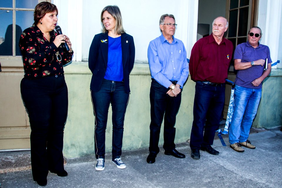 21.03.2019 - Prefeita Paula Mascarenhas e o vice Idemar Barz na inauguração do novo espaço de atendimento do Departamento de Assistência ao Usuário (DAU) e apresentação do modelo de transporte intermunicipal da SMS - Foto: Gustavo Vara