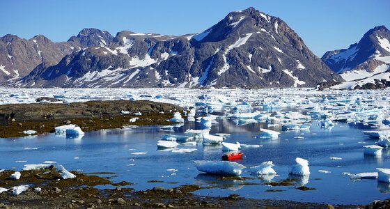 Greenland arctic iced photo