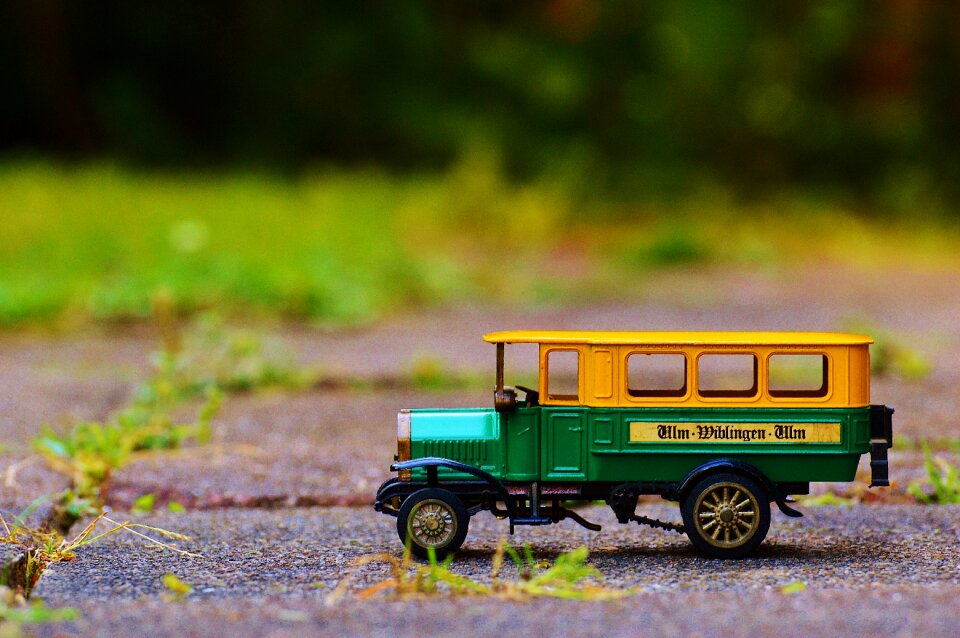 Model oldtimer green