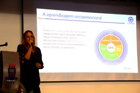 15.03.2018 - Gab Prefeita - Palestra Aprendizagem socioemocional na escola - Foto Marcel Avila