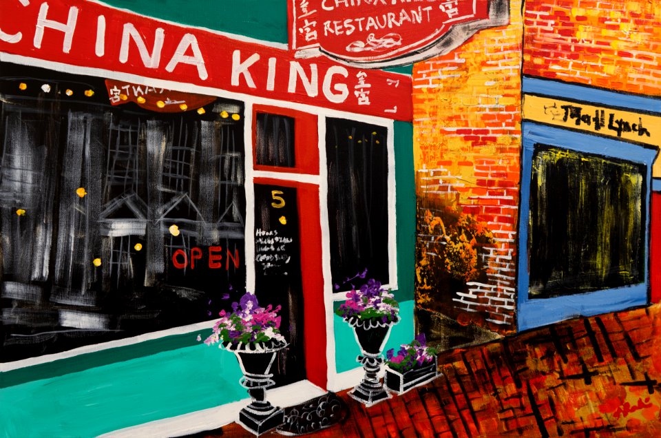 075 | Alyse Radenovic | Leesburg, Virginia - China King | Acrylic | 20x30