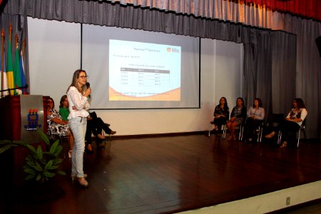 15.03.2018 - Gab Prefeita - Palestra Aprendizagem socioemocional na escola - Foto Marcel Avila