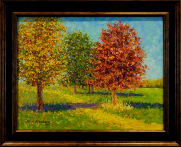 466 | Kim Stenberg | Autumn Country Lane | Oil | 18x22