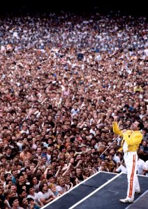 After Freddie Mercury at Wembley Stadium 1986