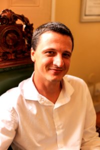 25.01.2018 - Prefeita Paula Mascarenhas em reunião com novo assessor especial Samuel Ongaratto, que será responsável  pelo Pacto Pelotas Pela Paz.