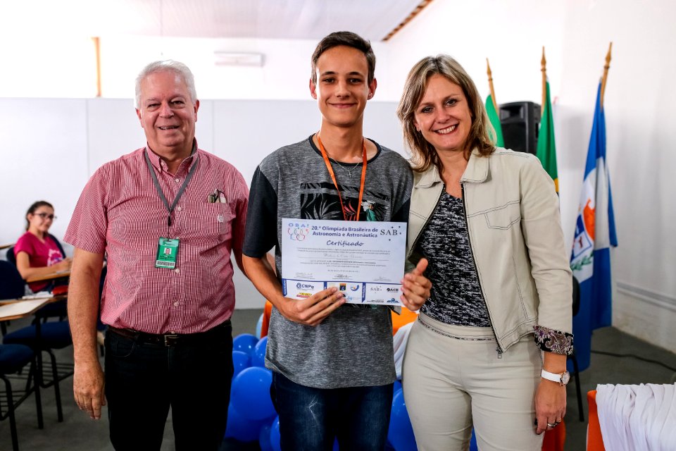29.03.2018 SMED Entrega premiação Olimpíada de Astronomia - Fotos Gustavo Mansur
