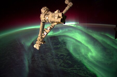 Lights space earth