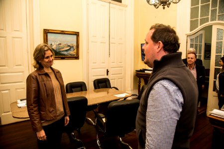 14.05.2019 - Prefeita Paula Mascarenhas recebe a visita do secretário Estadual da Agricultura, Pecuária e Desenvolvimento Rural, Covatti Filho -  Foto: Gustavo Vara