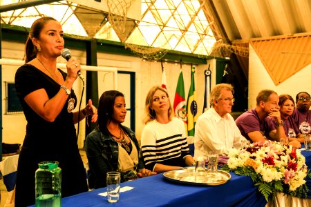 12.03.2019 - Prefeita Paula Mascarenhas participa da abertura oficial da Semana da Mulher - Foto: Gustavo Vara