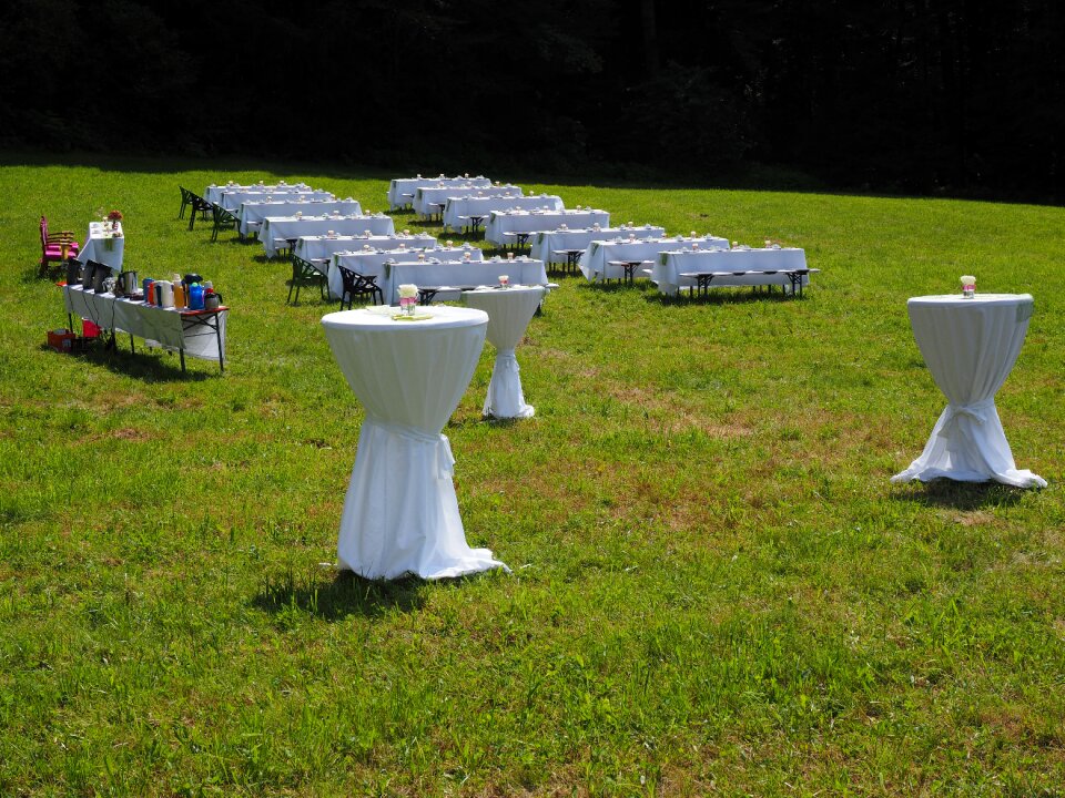 Celebration cover gedeckter table
