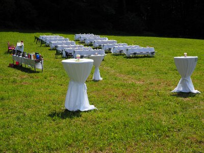 Celebration cover gedeckter table photo