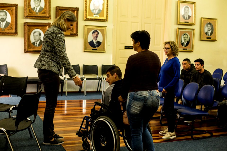 25.04.2019 - Prefeita Paula Mascarenhas durante edição do Prefeita Recebe, no Salão Nobre do Paço Municipal - Foto: Gustavo Vara
