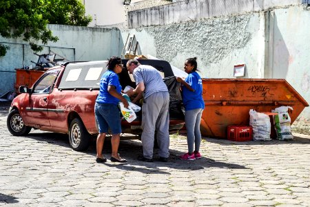 25.01.2018 - Recebimento de materias no Ecoponto de Pelotas . Localizado na Juscelino Kubitschek de Oliveira, 3.195.