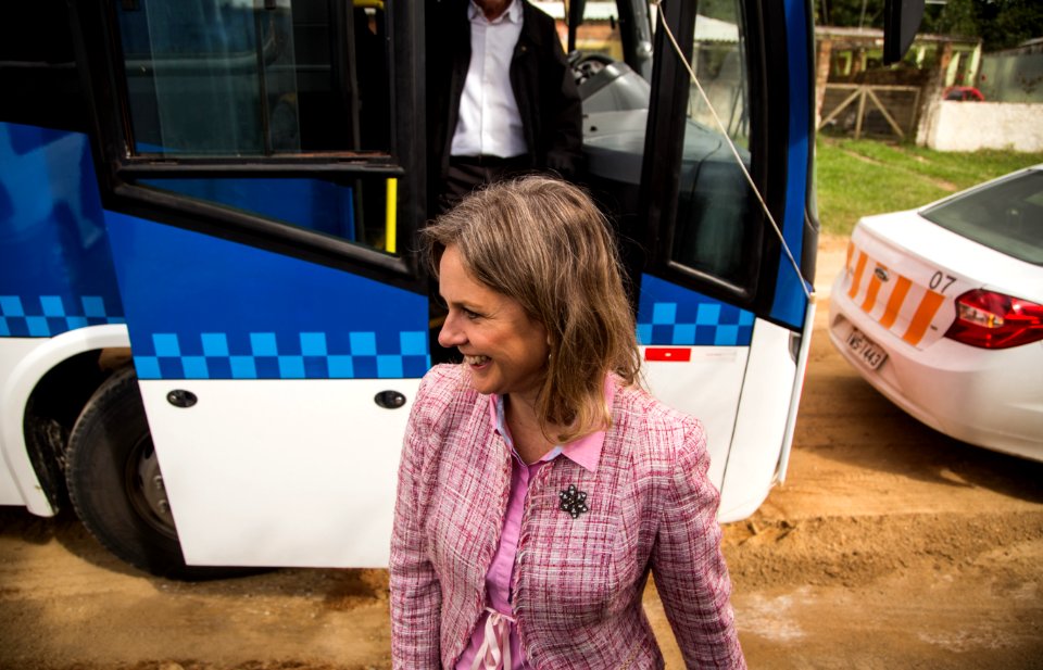 30.04.2019 - Prefeita Paula Mascarenhas e o vice Idemar Barz realizam a apresentação do novo sistema de transporte rural - Foto: Gustavo Vara
