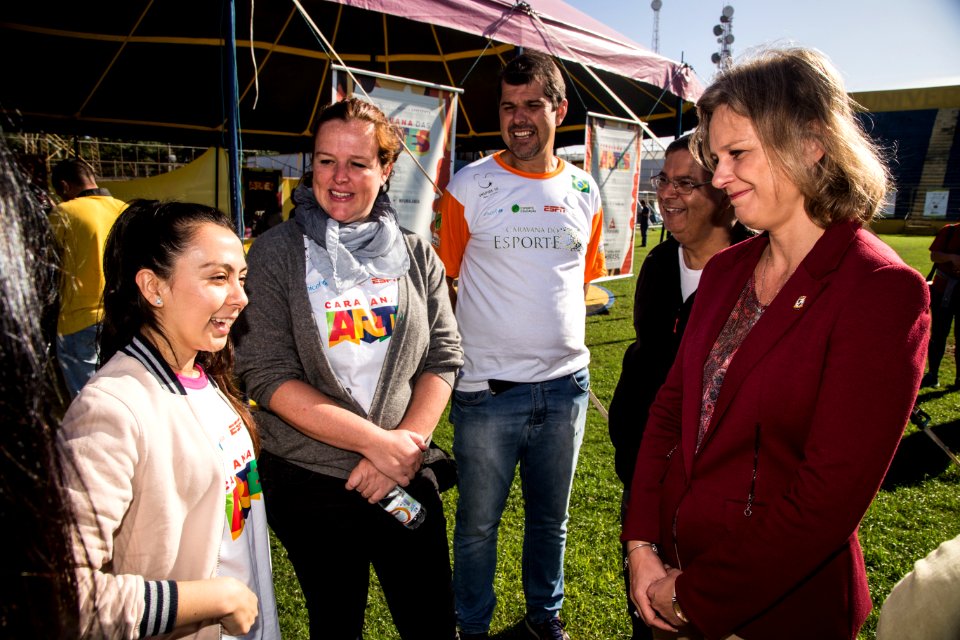 07.05.2019 - Prefeita Paula Mascarenhas participa da abertura da Caravana do Esporte e da Arte, na Boca do Lobo - Foto: Gustavo Vara
