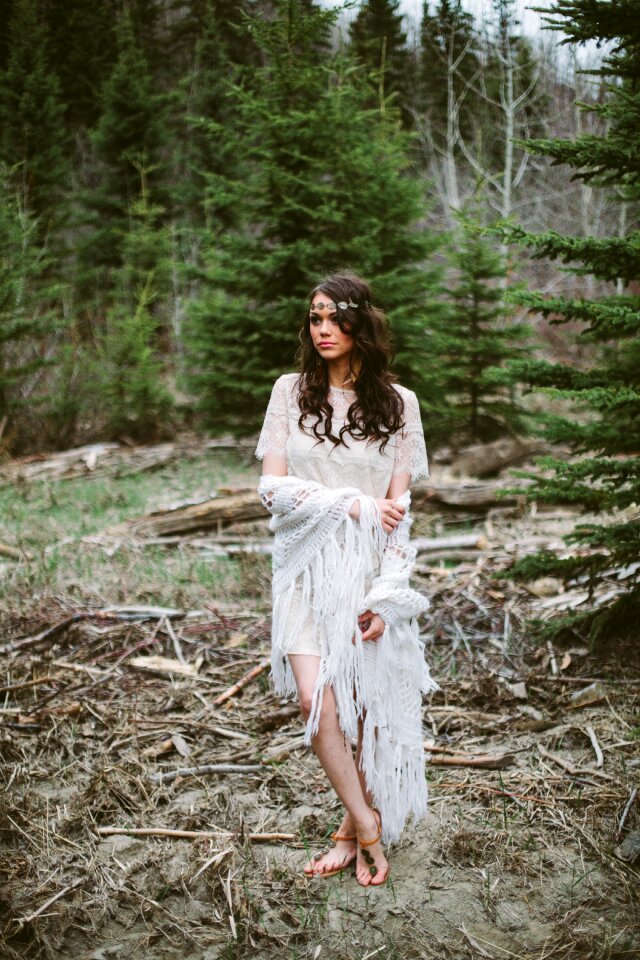 Forest model woman