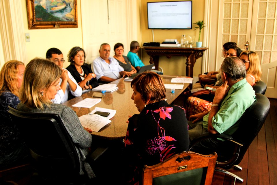 14.03.2019 - Prefeita Paula Mascarenhas em reunião sobre a Upa da Bento com a secretária de Saúde Ana Costa - Foto: Gustavo Vara