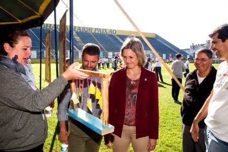 07.05.2019 - Prefeita Paula Mascarenhas participa da abertura da Caravana do Esporte e da Arte, na Boca do Lobo - Foto: Gustavo Vara